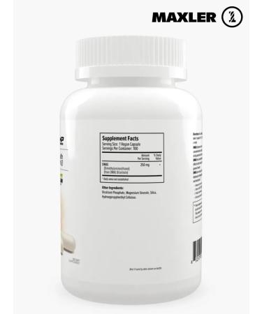 DMAE DMAE 250MG capsule Maxler Dad for the brain 100 capsules - Buy Online on GoSupps.com