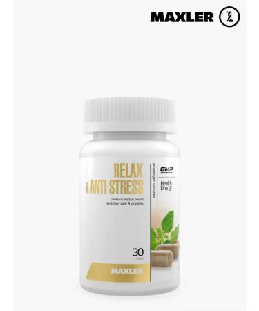 maxler Relax & Anti-Stress Complex Antistress Bad 30 capsules
