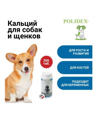 Polivit-Calcium plus for dogs tablets No. 300 - Buy Online on GoSupps.com
