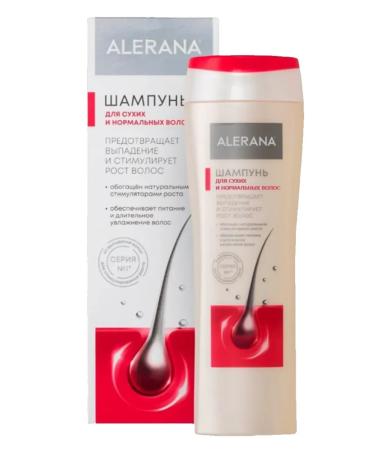 Alerana Aleran shampoo for dry and normal hair 1 package 250 - Buy Online on GoSupps.com