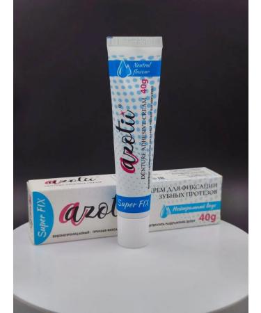 Azotii Cream glue for prostheses (without taste) 2pcs - Buy Online on GoSupps.com