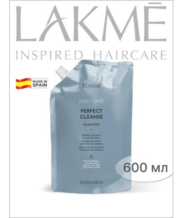 Lakme Micellar shampoo for deep hair cleansing 600 ml
