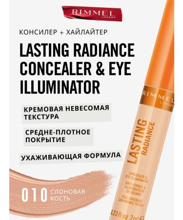 Rimmel Facial concealer highlighting Lasting Radiance tone 10
