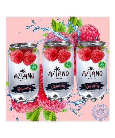 AZIANO Shipped drink asano raspberry without sugar 3pcs 350 ml - Buy Online on GoSupps.com