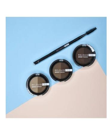 RELOUIS Brow Powder eyebrow shadows tone 03 palette - Buy Online on GoSupps.com