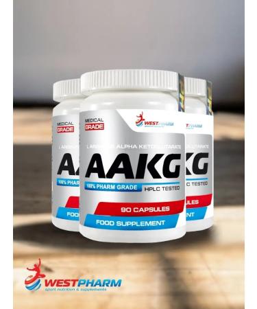Westpharm AAKG AAKG Arginine Alfa-Ketoglutarate 90 capsules
