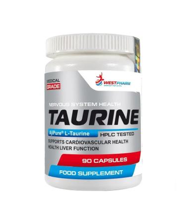 Westpharm Taurine Taurin 90 capsules - Buy Online on GoSupps.com