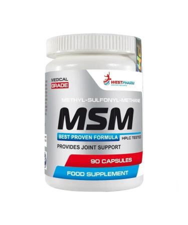 Westpharm MSM MSM methyl sulfonylmetatan 90 capsules - Buy Online on GoSupps.com