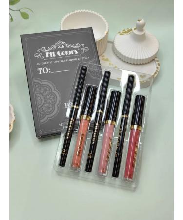 A set of automatic lip and liquid lipstick 3+3pcs - Buy Online on GoSupps.com