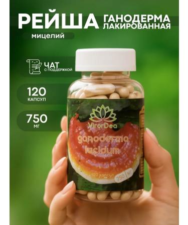 VirorDea Reishi mushroom 120 kapsul 750 mg