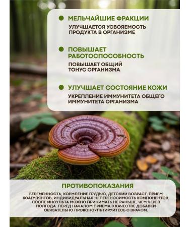 VirorDea Reishi mushroom 120 kapsul 750 mg - Buy Online on GoSupps.com