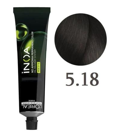 L'Oreal Inoa ODS2 dye with oxidation without ammonia 5.18