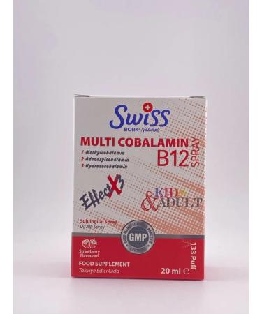 Gairbekstore Swiss Multi Cobalamin Bi2 Spray 20 ML - Buy Online on GoSupps.com