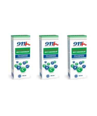 911 Emergency Balm vitamin recovery and nutrition 150 ml-3pcs