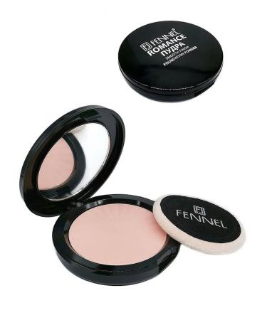 Fennel Romance powder matting compact Ivory Beige with a mirror - Buy Online on GoSupps.com