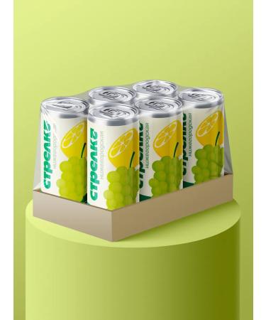 Nizhny Novgorod Spit Natural lemonade grapes lemon 6 pcs x 0.33 l bank - Buy Online on GoSupps.com