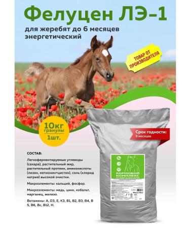 Felucen Vitamins for foals up to 6 months 10kg - Buy Online on GoSupps.com