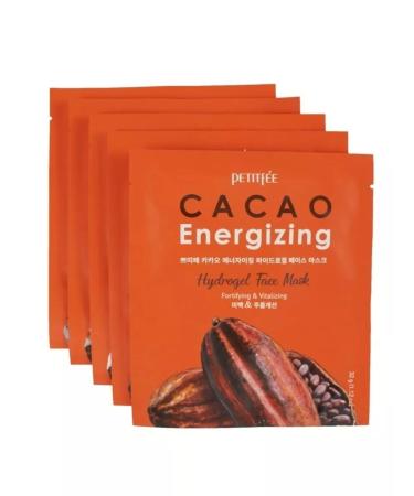 Petitfee A set of face masks with cocoa 5 pcs - Buy Online on GoSupps.com