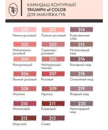 TF Cosmetics Triumph of Color Lipliner lips - Buy Online on GoSupps.com