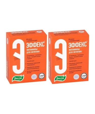 Evalar Vitamin effect for men 60 capsules x 2 l