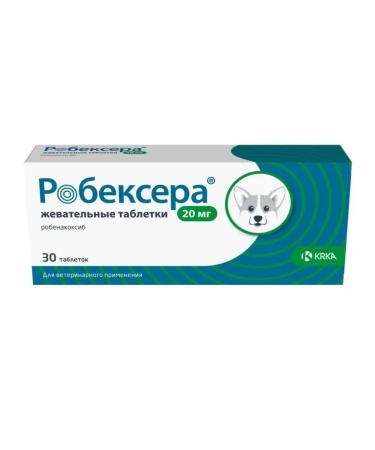 KRKA Robexer for dogs 20 mg table No. 30
