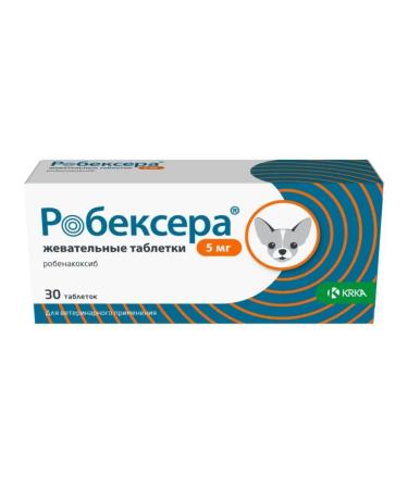 KRKA Robexer for dogs 5 mg table No. 30