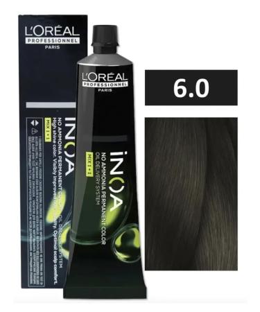 L'Oreal Inoa ODS2 dye with oxidation without ammonia 6.0