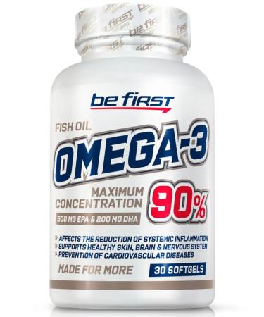 Be First Omega-3 90% Maximum Concentration 30 Gel. Capsul