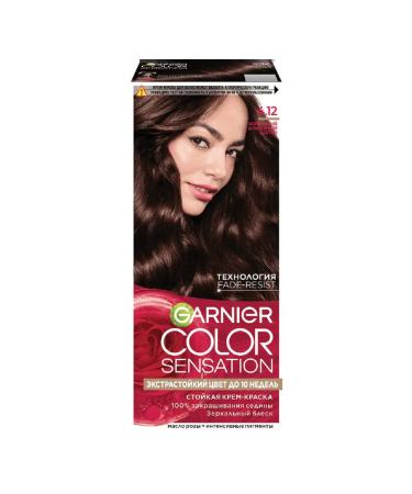 Garnier Persistent hair cream for hair tone 4.12 2 pcs 110 ml - Buy Online on GoSupps.com