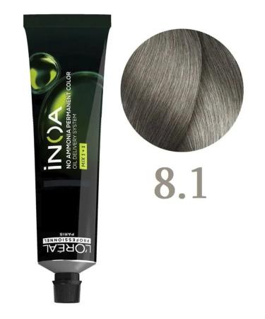 L'Oreal Inoa ODS2 dye oxidation without ammonia 8.1