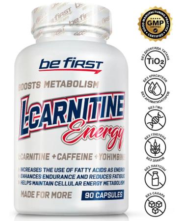 Be First L-Carnitin Energy L-Carnitine Energy 90 capsules - Buy Online on GoSupps.com