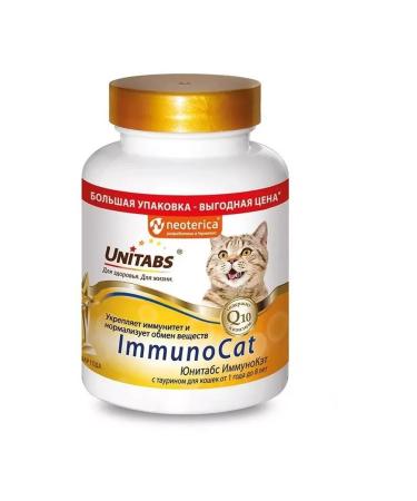 UNITABS Vitamins for Immunocat cats with Q10 200 tab