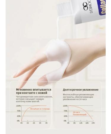 LYDIMOON Facial cream anti -aging moisturizing with a collagen 80 ml - Buy Online on GoSupps.com