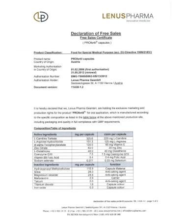 Profertil Fimail (a complex of soft capsules and tablets) - Buy Online on GoSupps.com