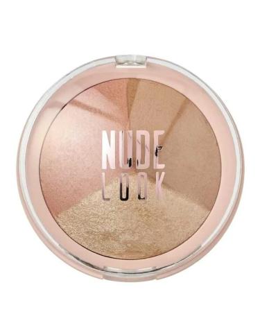 Golden Rose Shining powder 3 in 1 bronzer blush high -end nude nude - Buy Online on GoSupps.com