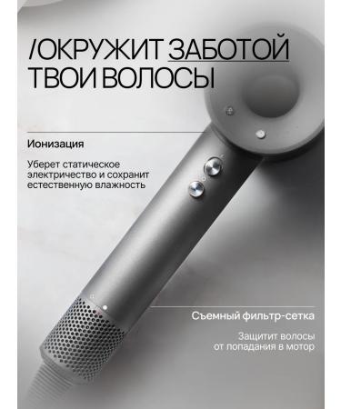 Hair hair dryer 5 magnetic nozzles - Buy Online on GoSupps.com