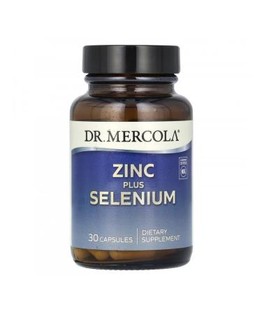 Dr Mercola Zinc Plus Selenium - Zinc and Selenium 30 capsules
