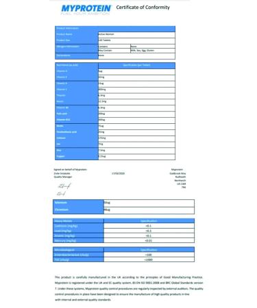 Myprotein Vitamin complex "Active Woman" - Buy Online on GoSupps.com