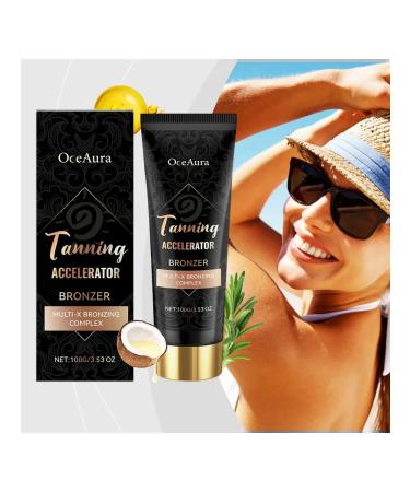 Cream for darkening of the skin