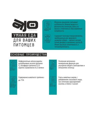 AJO Dry food for dog dogs 2kg - Buy Online on GoSupps.com