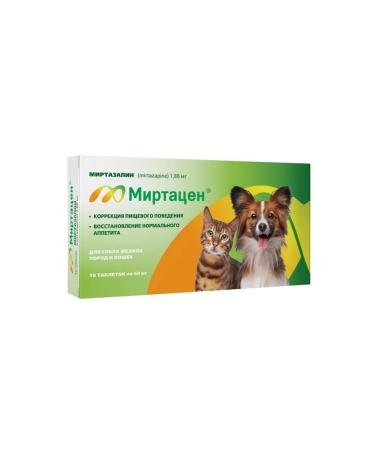 Apicenna Mirtazen 1.88 mg for small breed dogs and cats tablets No. 10