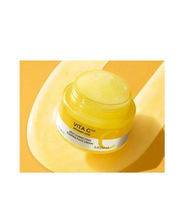 MISSHA Night Facial Cream "Vita C Plus" 50 ml - Buy Online on GoSupps.com