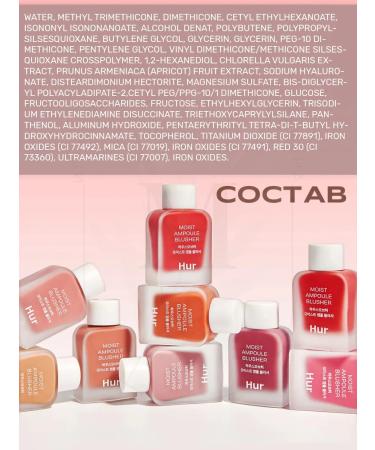 House of HUR Liquid blush mini moist ampoule blusher 01 nude baige - Buy Online on GoSupps.com