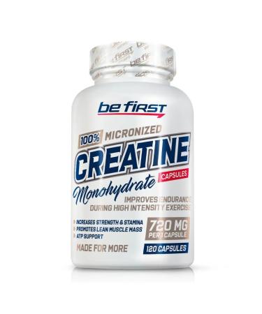 Be First Creatine 120 caps - monohydrate in capsules