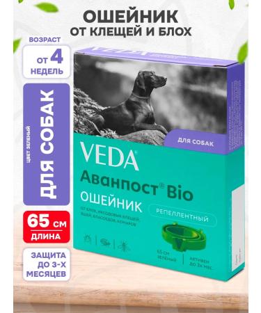 VEDA Avanpost BIO collar from ticks fleas mosquitoes for dogs 65cm