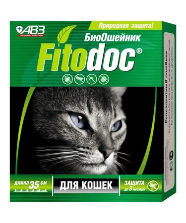 AVZ Fitodoc collar from ticks fleas and mosquitoes for cats 35 cm - Buy Online on GoSupps.com