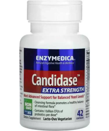 enzymedica Candidation Candidase Extra Strength 42 capsules