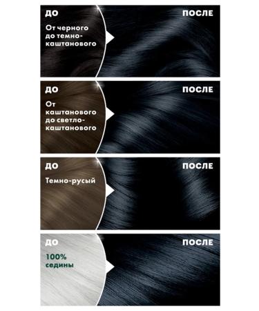 Garnier Persistent hair cream Color Naturals 1.10 - Buy Online on GoSupps.com