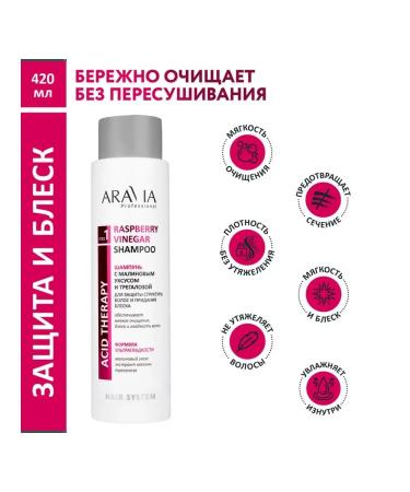 Beauty of the body Aravia Professional Raspberry Vinegar shampoo for shine