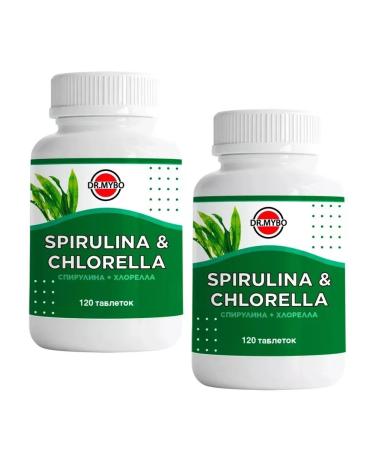 Beauty of the body Spirulina Chlorella 2 pcs
